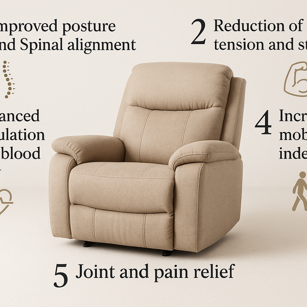 Ease pain and improve comfort : Aspire 2 mobility's top 5 benefits of using a recliner chair!