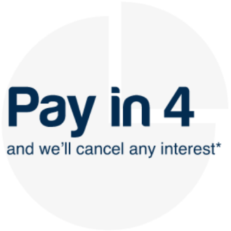 Pay in 4 and we'll cancel any interest